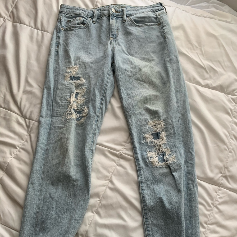 Target Light Wash Ripped Jeans